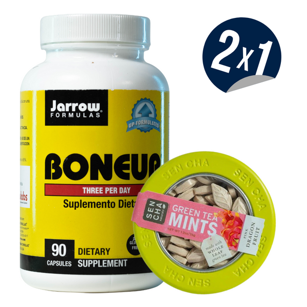 Boneup + mentas de Té Matcha