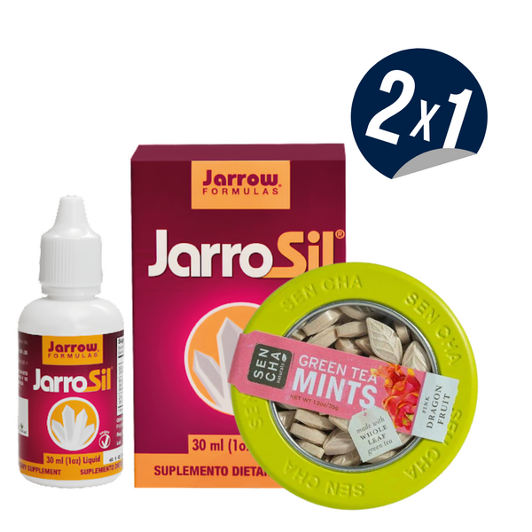Jarrosil + mentas de Té Matcha