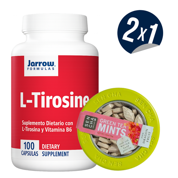 L-tirosine + mentas de Té Matcha