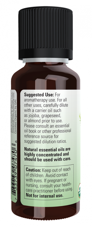 ORGANIC TEA TREE OIL 1 oz- Now foods