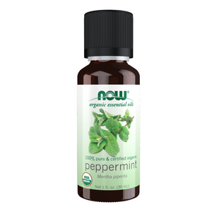 Peppermint Oil, Organic  1 oz - aceite esencial Now foods